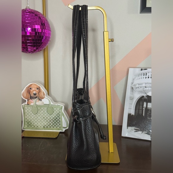 Brighton Black Leather Shoulder Bag - Picture 4 of 8